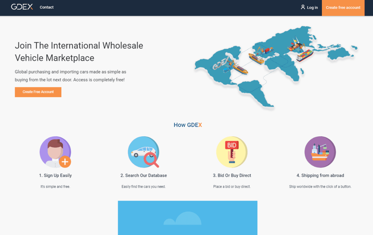 GDEX: main page